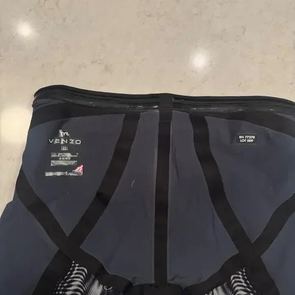 TYR Venzo Competitive Swim Jammer Black Men's 32 FINA Approved Triathalon - Picture 9 of 16